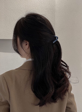 发夹适合短发过渡期后脑勺夹