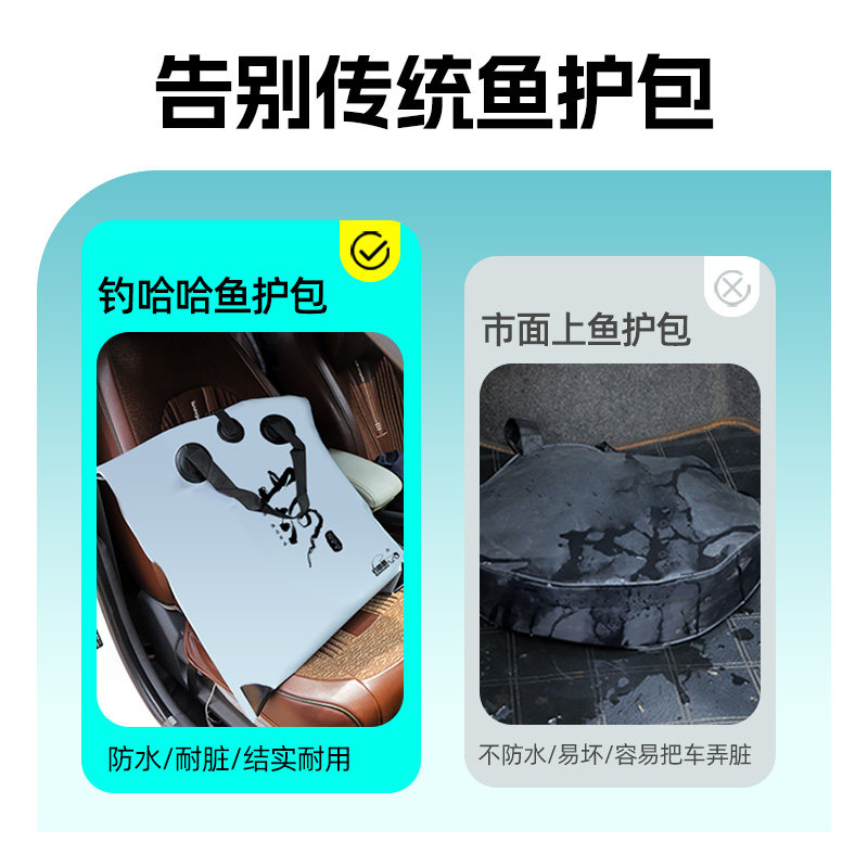 钓哈哈防水加厚鱼护袋手提袋大容量便携活鱼袋多功能折叠收纳袋子,淘宝优惠券,粉丝福利购,淘宝优惠卷