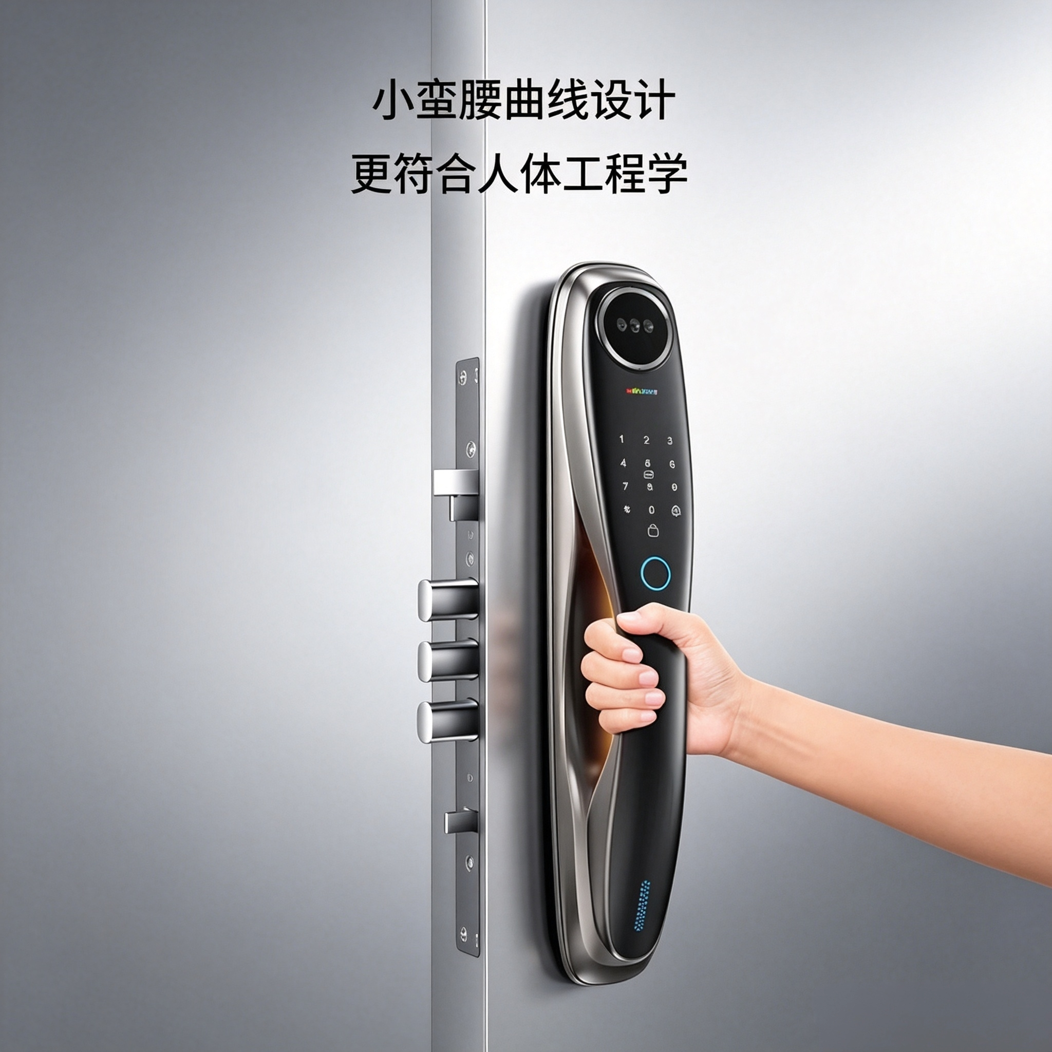 高品质智能家用门锁包安装人脸识别指纹锁远程密码老防盗门智能锁