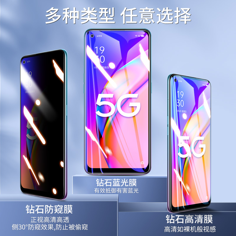 oppoa96钢化膜a97防窥a95全屏a93覆盖a92s手机膜a91原装oppo防窥膜opa935g贴膜oppa955g保护膜opopa965g的5g-图3