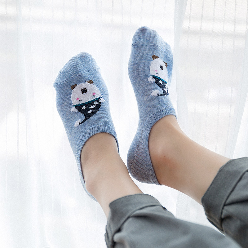 浅口韩版不掉跟脚底潮隐形情侣袜 萍琦短袜/打底袜/丝袜/美腿袜