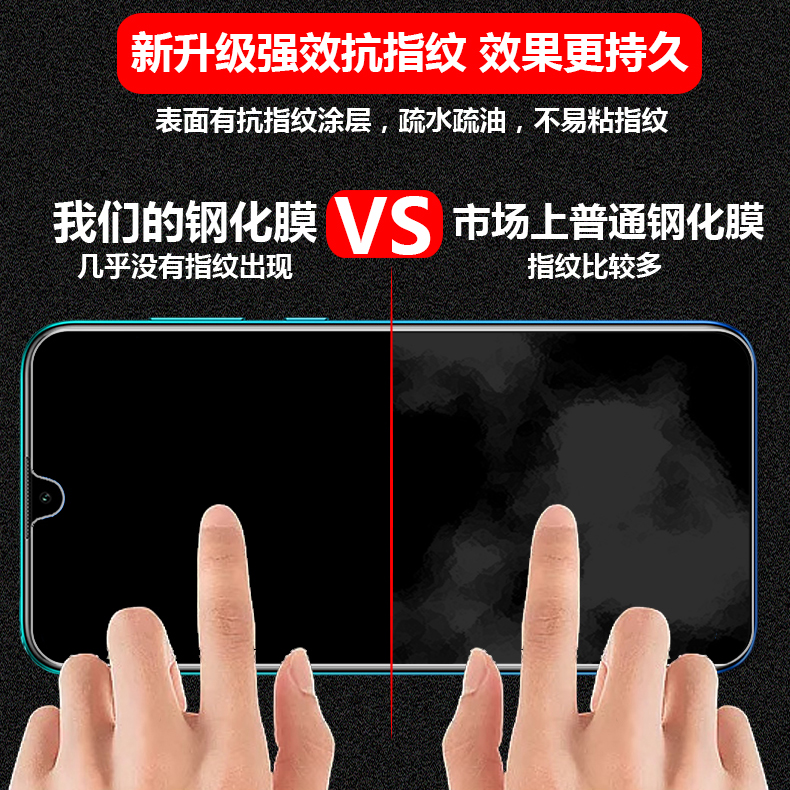 适用于 华为Psmart Z钢化膜Psmart Pro全屏覆盖2019防爆玻璃膜HUAWEI手机psmartz/pro高清抗指纹防蓝光保护贴 - 图1