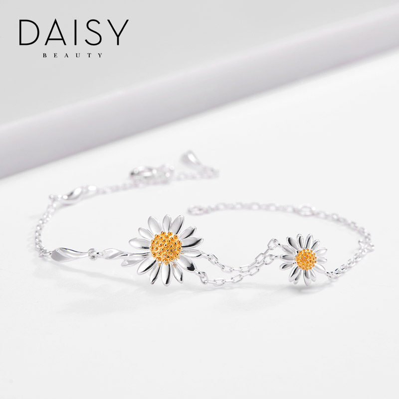 英国daisy beauty小雏菊手链女18k DAISYBEAUTY海外手链