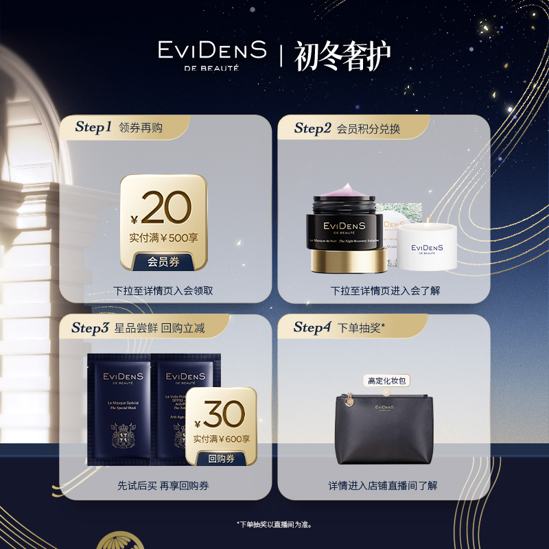 【跨境官方正品】EviDenS de Beauté伊菲丹多效焕肤眼部精华15mL - 图0