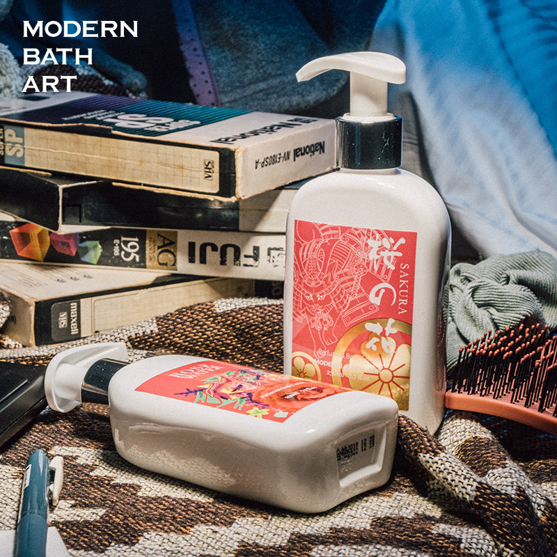 摩登巴赫桃味女孩香氛水蜜桃身体乳 modernbathart身体乳液