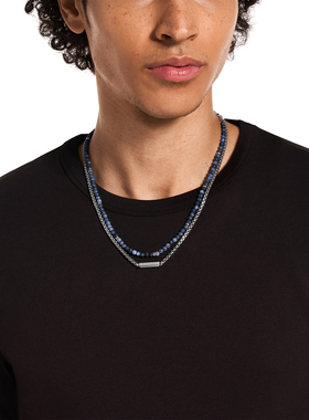 阿玛尼FASHION男士串珠项链