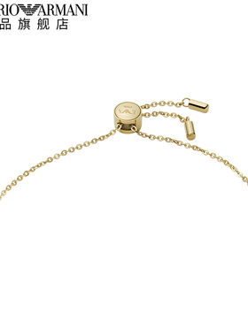 Armani金色三角手链女礼物送女友