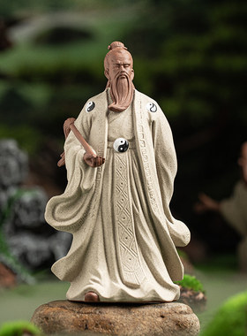 张三丰摆件道家祖师陶瓷历史人物雕像功夫太极桌面装饰工艺礼品摆