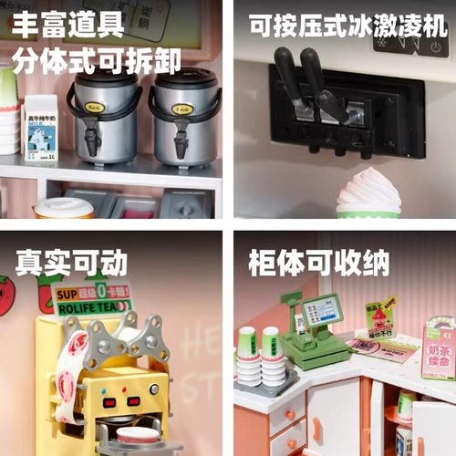 rolife若来超级世界手工diy小屋拼装房子模型微缩场景生日礼物女 - 图2