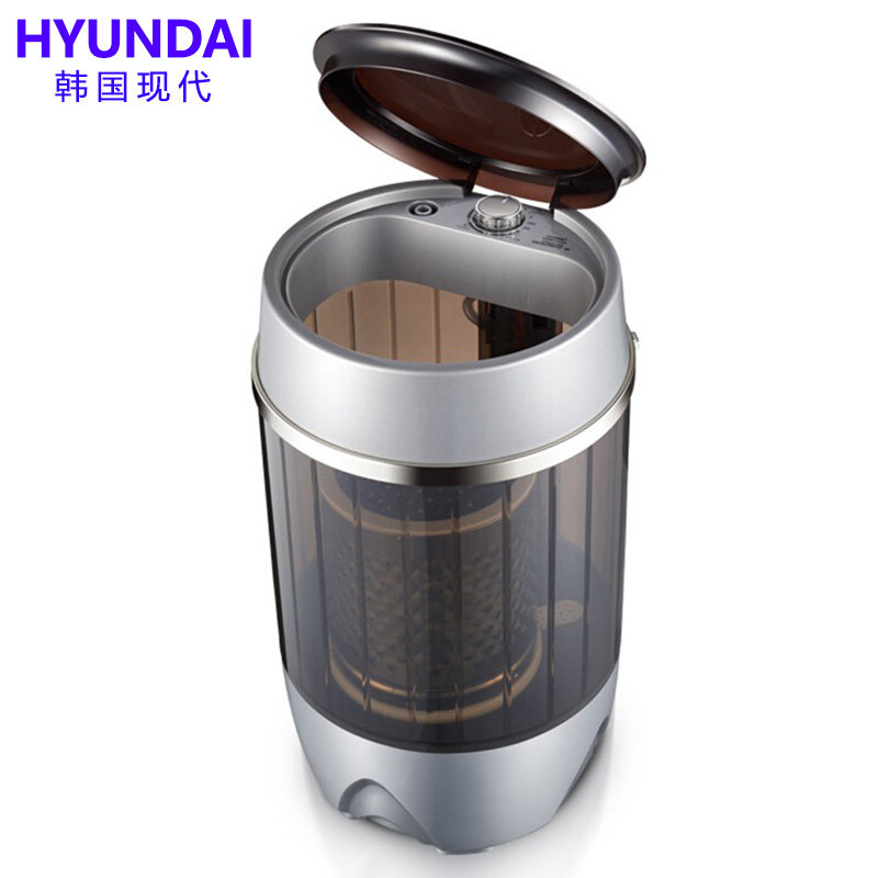 现代宿舍学生租房家用小型洗衣机 hyundai泽恩洗衣机