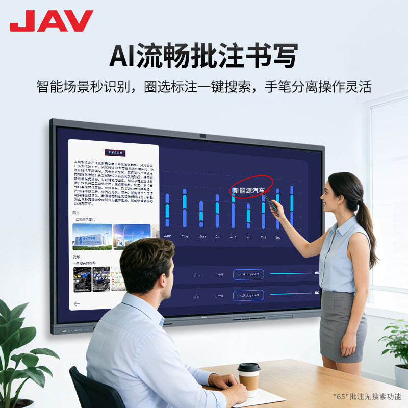 Multimedia touch display large screen conference tablet