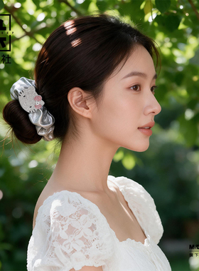 九木杂物社ins风少女发圈甜美百搭高弹力日常扎头发饰日常发圈