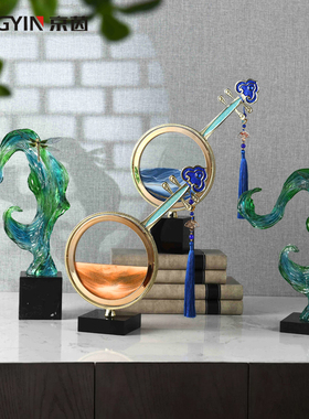 远大前程树脂雕塑海浪摆件