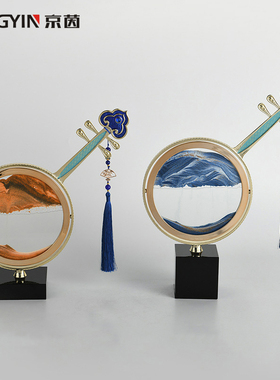 客户电视柜中式古典风工艺品摆件