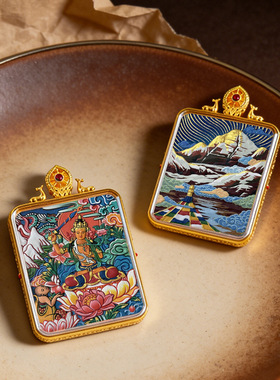 文创景区可定图擦擦唐卡冈仁波齐