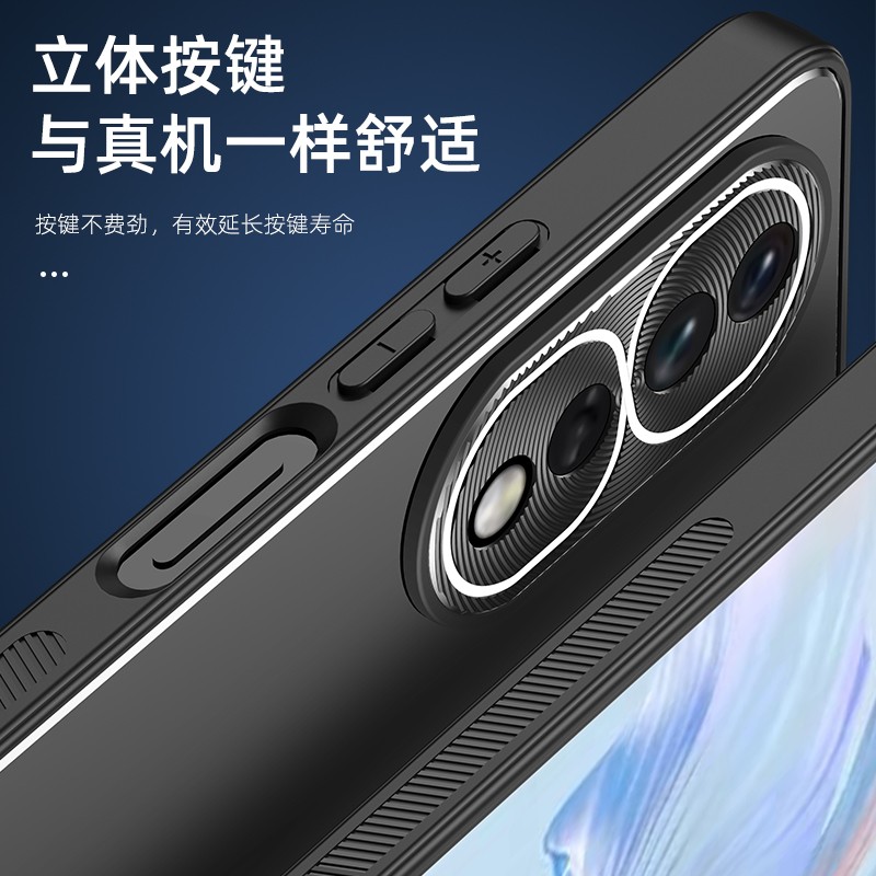 适用华为荣耀80se手机壳膜GIA-AN80镜头全包防摔5G新款honor80se保护套容誉80pro超薄磨砂硬外壳ry80简约男女 - 图2