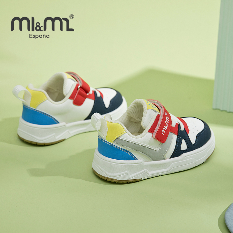 M1M2西班牙童鞋儿童板鞋2025春新款女童运动鞋潮中小童小白鞋轻便 - 图2