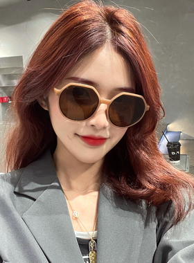 圆框ins潮流男女墨镜街拍太阳镜