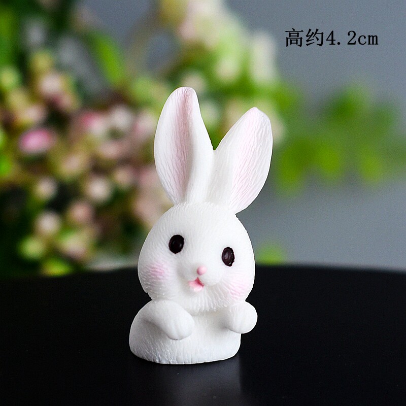 小可爱兔子萝卜太阳毛球蛋糕插件奶油公仔烘焙生日装扮工具摆件