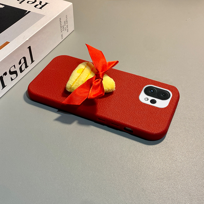 红色圣诞麋鹿适用vivos30promini手机壳s20立体s19挂链s18e可爱s17皮纹s16仿皮s15毛绒s12卡通s10por/s9e/s7t - 图0