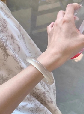 天然正品手镯翡翠珠宝女款轻奢