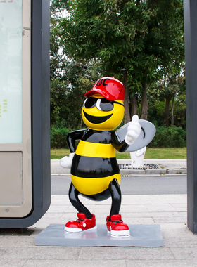 昆虫卡通园林庭院餐厅美陈摆件