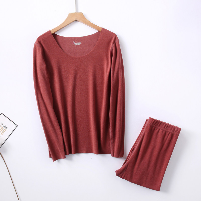 汝之依橱保暖无痕美体青年秋衣裤 汝之依橱内衣保暖套装