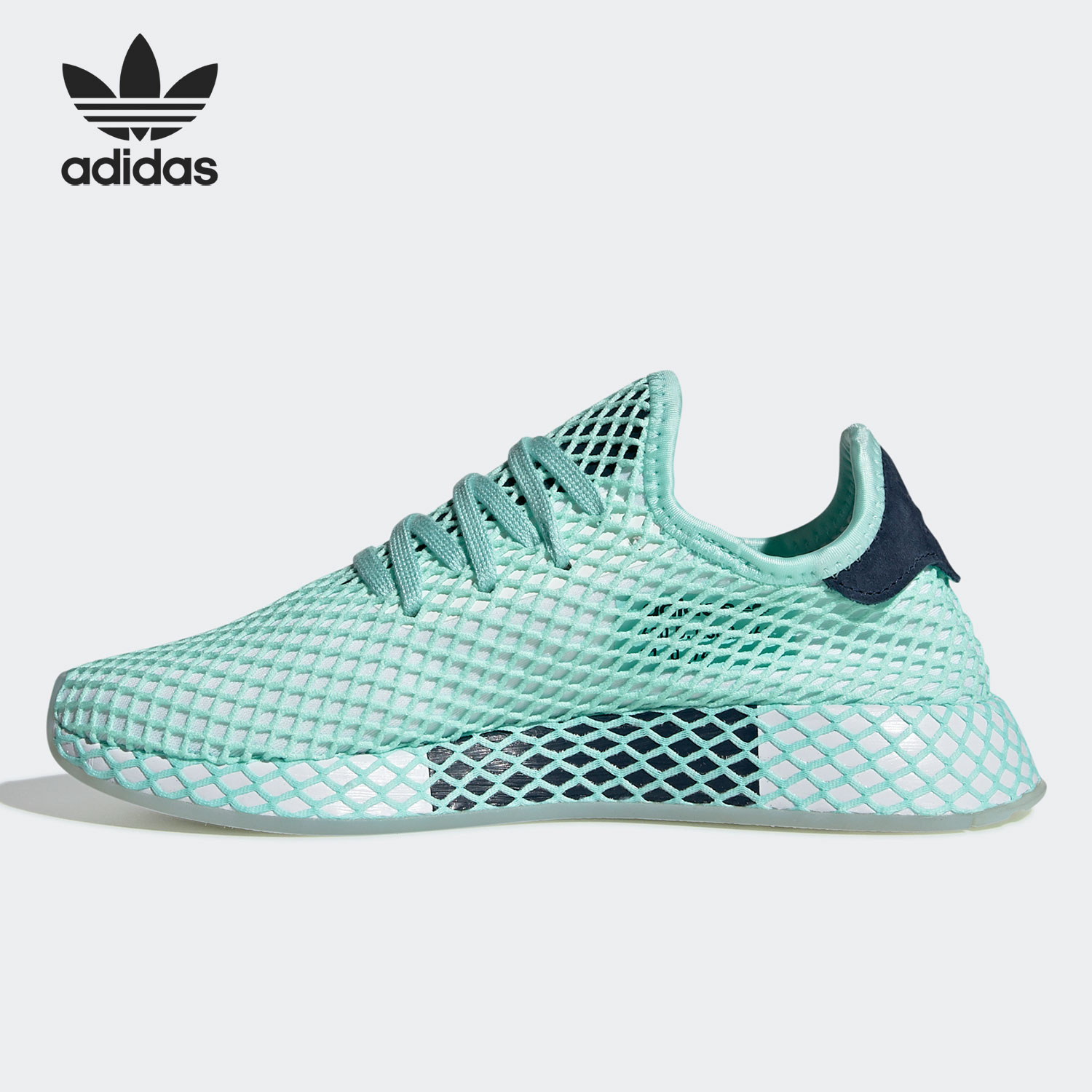 Adidas/阿迪达斯正品三叶草DEERUPT RUNNER男女跑步运动鞋 DB3599-图0