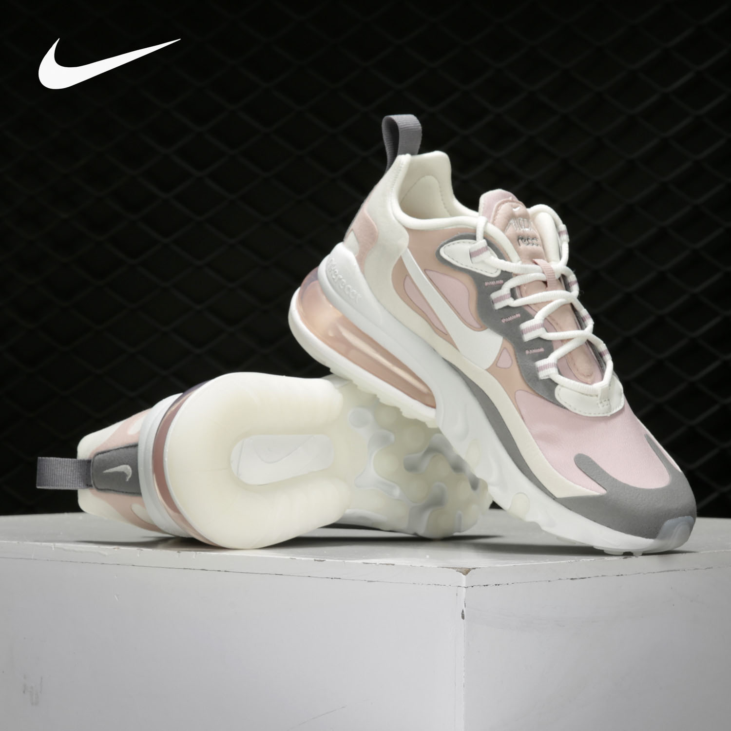 NIKE耐克正品 AIR MAX 270 REACT 女子回弹缓震气垫运动鞋CI3899 - 图2