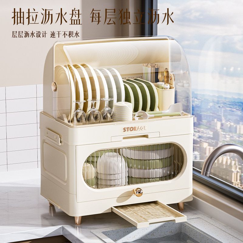 奶瓶防尘盒婴儿碗筷餐具专用柜宝宝辅食工具收纳箱沥水碗碟收纳架,淘宝优惠券,粉丝福利购,淘宝优惠卷