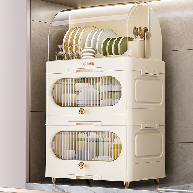 奶瓶防尘盒婴儿碗筷餐具专用柜宝宝辅食工具收纳箱沥水碗碟收纳架,淘宝优惠券,粉丝福利购,淘宝优惠卷