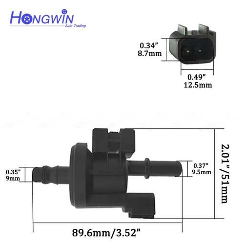 适用于福特燃油蒸气吹动电磁阀真空阀 CU5A9G866AA - 图0