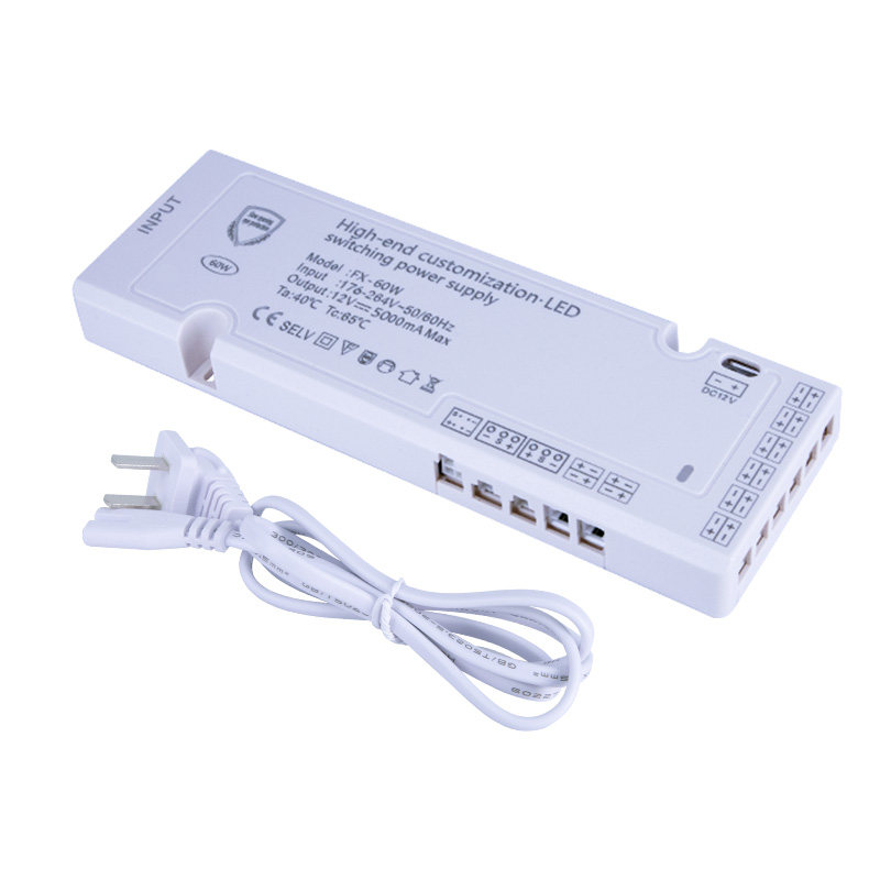 橱柜衣柜led灯专用开关电源12V24W36W60W总控杜邦层板灯带变压器,淘宝优惠券,粉丝福利购,淘宝优惠卷