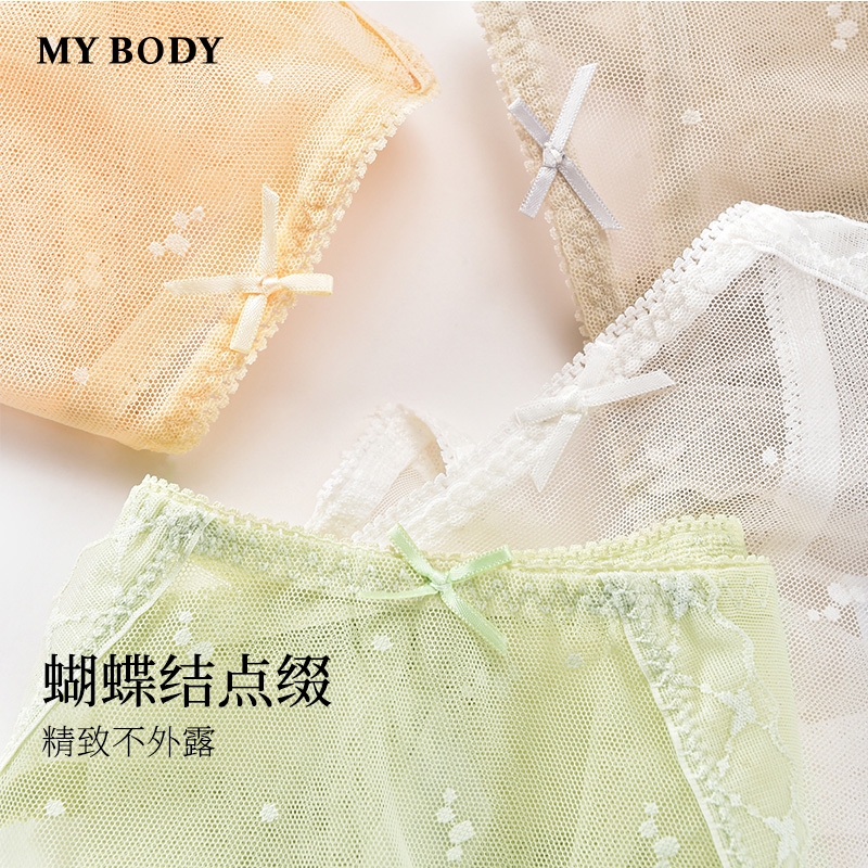【会员入会专属礼】 MYBODY 性感网纱女生内裤