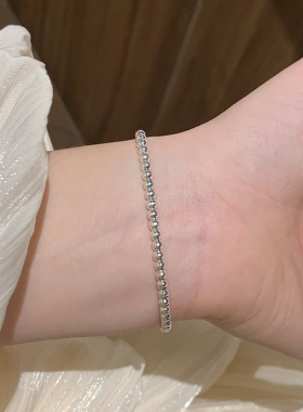 小珠粒粒串珠手链女简约百搭风