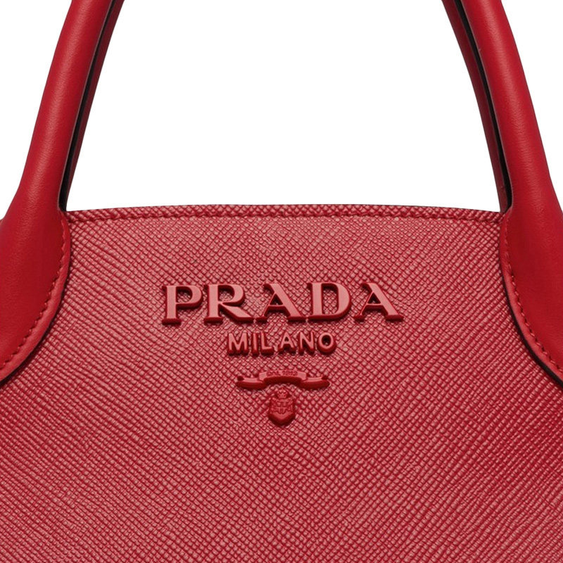 prada女士牛皮logo饰百搭斜跨包 联采海外女士包袋