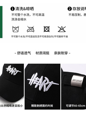 王一博同款大头围棒球帽鸭舌帽百搭韩版方圆脸休闲百搭显脸小
