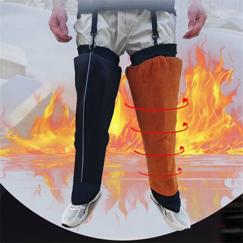 电动车护膝摩托车防风保暖防寒男女通用骑行护腿电瓶车护具秋冬季 - 图2