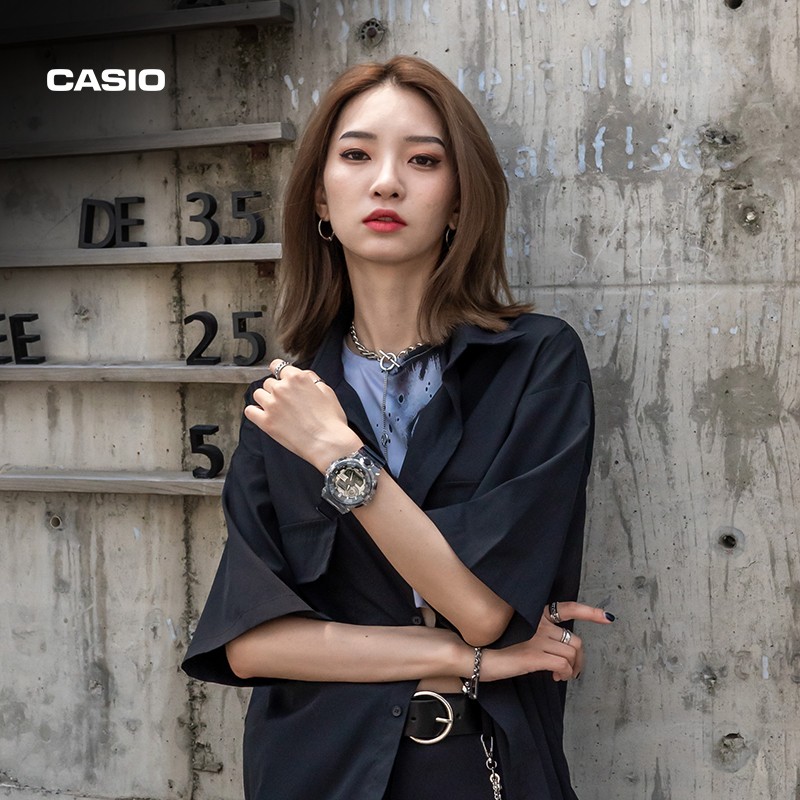 casio卡西欧手表男士gshock冰川运动款女学生电子石英GA-700SK-1A