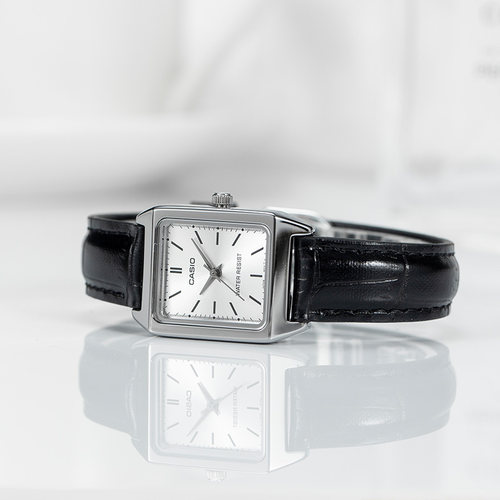 casio卡西欧手表女精致小方块官方正品学生电子石英LTP-V007L-7E1 - 图1