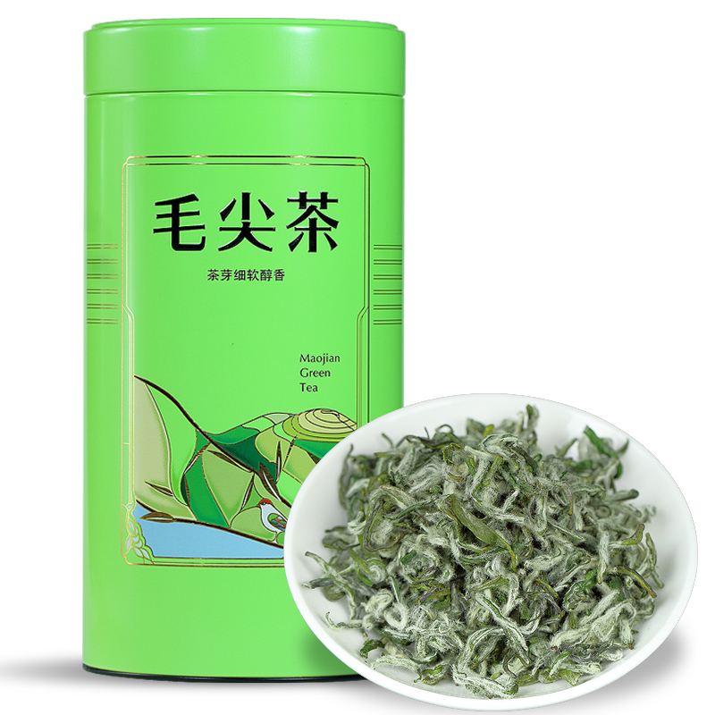 明前毛尖芽茶2024新茶浓香型绿茶特级一芽一叶云雾茶250克锌硒茶 - 图0