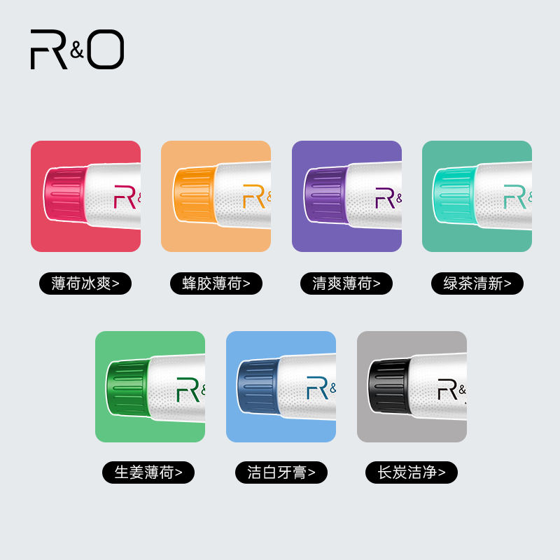 R&O到手香牙膏中文版清焱白牙齿冷热酸甜口腔难闻异味重口舌长泡-图1