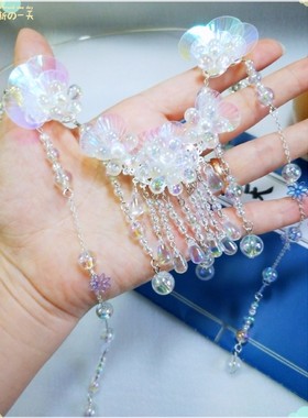 汉服流苏古装超仙人鱼姬璎珞项圈