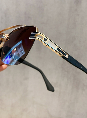 硬汉大脸偏光墨镜男款