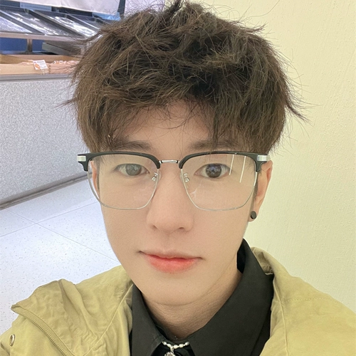 Японские большие цветовые очки с заменой лица. Мужская модель Myopia может быть использована для предотвращения коробок излучения синего света.