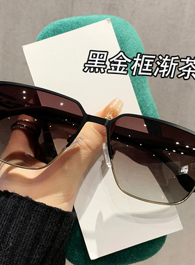 硬朗方形偏光太阳镜男士专用