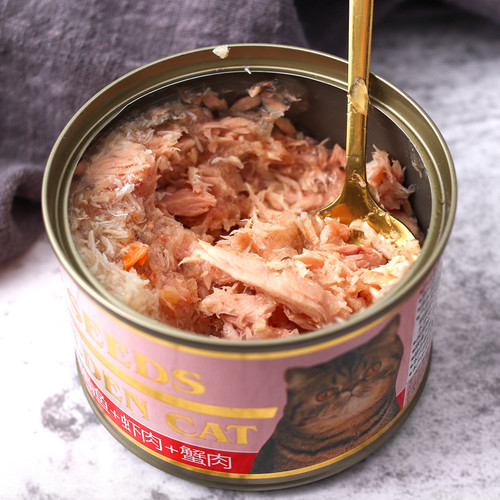 惜时旗舰店泰国进口猫罐头大金罐成猫营养猫咪零食170g*24罐 整箱 - 图0