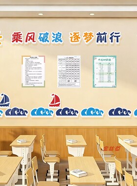 黑板报毛毡墙贴作品展示