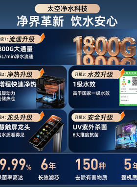 九阳天净1800G大通量加热净水器