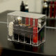 Large organizer storage box that can hold packaged lipsticks